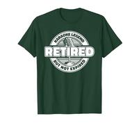 Karaoke Retired Singing - Singer Party Karaoke T-Shirt, Men, Dark Green, Large
