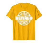 Karaoke Retired Singing - Singer Party Karaoke T-Shirt, Men, Golden Yellow, Small