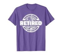 Karaoke Retired Singing - Singer Party Karaoke T-Shirt, Men, Purple Heather, Large