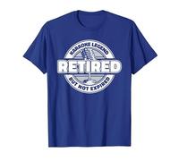 Karaoke Retired Singing - Singer Party Karaoke T-Shirt, Men, Royal Blue, Small