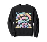 Karaoke Sing It Loud Sing It Proud Sweatshirt