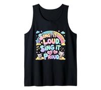 Karaoke Sing It Loud Sing It Proud Tank Top