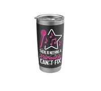 Karaoke Singer 80s Retro There is Nothing A Karaoke Can't Stainless Steel Insulated Tumbler