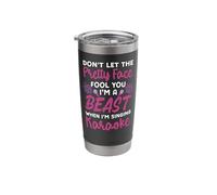 Karaoke Singer 80s Retro Vintage Don't Let The Pretty Face Stainless Steel Insulated Tumbler