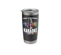 Karaoke Singer 80s Retro Vintage There is Nothing A Karaoke Stainless Steel Insulated Tumbler