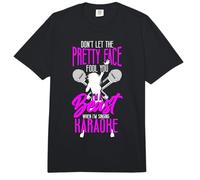 Karaoke Singer Don't Let The Pretty Face Fool You I'm A Comfort Colors Adult Heavyweight T-Shirt