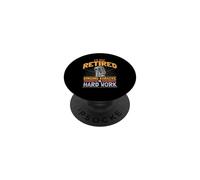 Karaoke Singer I'm Not Retired Singing Karaoke Is Hard Work PopSockets Adhesive PopGrip