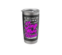Karaoke Singer The Voices in My Head Keep Telling Me Sing Stainless Steel Insulated Tumbler