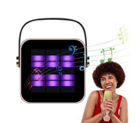 Karaoke Speaker, Karaoke Speaker Machine Wireless, Intelligent Lighting Entertainment Speaker For Family Gathering, Beach, Outdoor Banquet