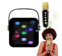 Karaoke Speaker, Karaoke Speaker Machine Wireless, Intelligent Lighting Entertainment Speaker For Family Gathering, Beach, Outdoor Banquet