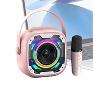 Karaoke Speaker - Kids’ Karaoke Machine with & RGB Lights | Home Karaoke Set, Portable Singing Device with Handle, Music Amplifier for Home, Parties & Performances