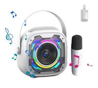 Karaoke Speaker | Party Microphone with Speaker,Outdoor Boombox, Handheld Small Subwoofer, Singing Devices for All Smartphones