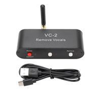 Karaoke Stereo Vocal Removal Device, Real Time Voice Canceller with Compatible Reception, 3.5mm AUX Input Output for Speakers and Karaoke Machines, VC-2 Karaoke Vocal Remover