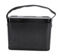 Karaoke System, Comfortable Handle, 5 Sound Effects, Compact 10W Karaoke Machine for Events (Black)