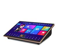 Karaoke System with 18.5 Inch Touch Screen, Phone Remote & App Control, Cloud Download Songs, Wireless Mic, KTV Singing Machine for Home & Parties