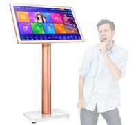 Karaoke System with 4K Touch Screen, 27 Languages Support, 2TB Storage, Perfect for Home and Bar Entertainment