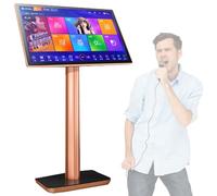 Karaoke System with 4K Touch Screen, 27 Languages Support, 2TB Storage, Perfect for Home and Bar Entertainment