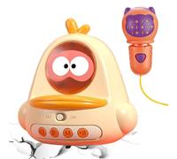 Karaoke Toys Karaoke Singing Karaoke Machine Chick Karaoke Machine Cartoon Microphone Toys | Early Learning Singing Microphone Toy for Baby Portable