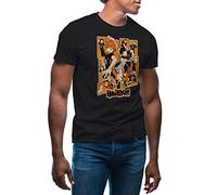 Karasuno High School Team Haikyu Anime Lovers Men's Black T-Shirt Size XL