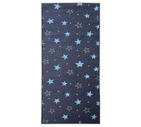 KARAT Dots & Stars Carpet Runner, 80 x 250 cm, Children's Rug for Boys and Girls, Play Rug for Children's Room, Living Room, Bedroom (Navy Stars)