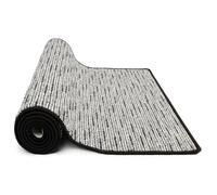 KARAT Geneva Rug Runner, Made to Measure, Sold by the Metre, Hallway Rug, Kitchen Runner, Rug for Kitchen, Hallway & Living Room (80 x 100 cm, Anthracite)