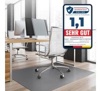 KARAT Neo Floor Protection Mat for Hard Floors, Floor Protection Mat, Office Chair for Parquet, Laminate, Floor Mat, Office Chair, Thickness: 1.5 mm (Dark Grey, 90 x 500 cm)