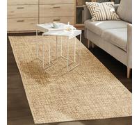 KARAT Outdoor Rug Weatherproof & UV Resistant for Patio, Balcony or as a Kitchen Runner, Hallway Runner and Living Room Rug, Robust, Flat-Woven Short Pile Rug, Washable, 80 x 150 cm, Ella Beige