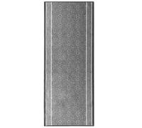 KARAT Premium Carpet Runner - 80 x 350 cm, Silver - Modern Diamond Design - Rug - Runner for Kitchen, Hallway & Living Room