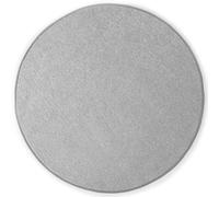 KARAT Round Rug Diameter 150 cm Silver Grey - Modern Fluffy Velour Short Pile Rug for Children's Room - Play Mat, Children's Rug Crocodile