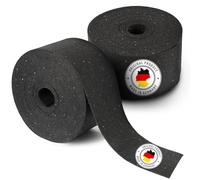 KARAT Terrace Pads on Roll - 10 Metres / 80 mm x 5 mm - Building Protection Mat Rubber Granulate - Underlay Pads for Decking - Can be Cut to Size - Strips Rubber Pads - Cargo Mat 7210