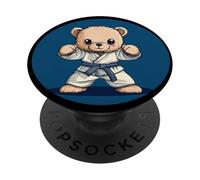 Karate Bear in Action Costume for the Brave and Bold PopSockets Adhesive PopGrip