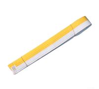 Karate Belt 280cm Reinforced Judo for taekwondo Sash Double Layer Core Kids Adults Competition White Yellow Green Blue Red Black Brown Purple(White-yellow)