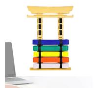 Karate Belt Display with 2 Hooks Stickers Medals Hanger, Belt Display Wall Mount | for Adults TKD BJJ Home School Academy Club Dojo Tournament Lobby Equipment Room