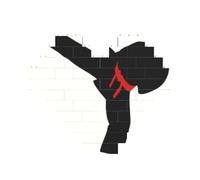 Karate Boy Changeable Belt Color Printed Jigsaw Puzzle 10.8x12.8 CM, Heart-Shaped Puzzle Challenging Game for Adults, Fun Decorative Wall Decor