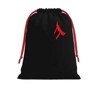 Karate Boy Changeable Belt Color Printing 11.8x15.8in Drawstring Gift Bag With Red Ribbon Closure For Halloween Xmas,For Adults Gifting