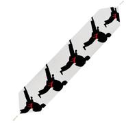 Karate Boy Changeable Belt Color Table Runner for Dining Table, Short Plush Runners Washable & Durable Tablerunner Modern Home Decor for Wedding, Kitchen, Holiday 200*33cm