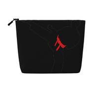 Karate Boy Vector Changeable Belt Color A Versatile Travel Makeup Bag, Ideal for Daily Routines and Business Journeys