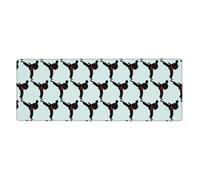 Karate Boy Vector Changeable Belt Color Gaming Desk Mat, Wide Surface Desk Pad for Keyboard, Mouse and Improved Gaming Stability