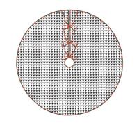 Karate Boy Vector Changeable Belt Color Print Christmas Tree Skirt Home And Office Xmas Mat Holiday Celebrations New Year Decor