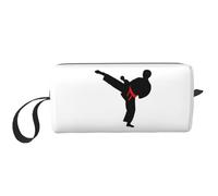 Karate Boy Vector Changeable Belt Color Print Minimalist Carry Bag, Large Capacity Tote. Compact Storage Pouch for Gym, Work, and Weekend Trips