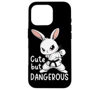 Karate Bunny Cute but Dangerous Funny Martial Arts MMA Case for iPhone 16 Pro