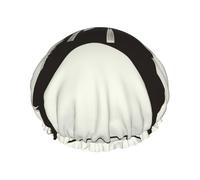 karate cartoon Printed Double-Layer Waterproof Shower Cap - Reusable Spa & Face Mask Bathing Hat for Travel, Home Care & Beauty Routine