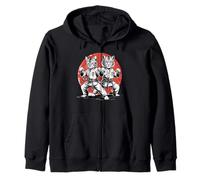 Karate Cat Tiger Karate Gi Karate Japanese Stuff Karate Zip Hoodie