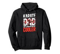Karate Dad Like A Regular Dad But Cooler Hero Pullover Hoodie