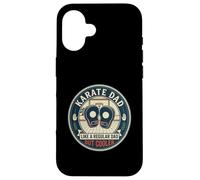Karate Dad Martial Artist Fighter Dojo Sensei Father's Day Case for iPhone 16
