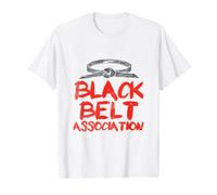 Karate Design for Martial Arts Fighter - Belt Association Value Graphic T-Shirt, Men, White, L