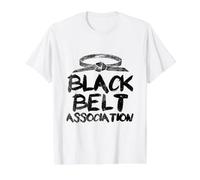 Karate Design for Martial Arts Fighter - Belt Association Value Graphic T-Shirt, Men, White, S