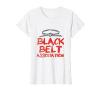 Karate Design for Martial Arts Fighter - Belt Association Value Graphic T-Shirt, Women, White, XL