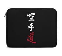Karate Do Kanji Calligraphy Laptop Case Sleeve Bag 15inch Durable Shockproof Protective Computer Carrying Cover Briefcase