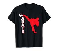 Karate Dojo Shotokan Kata Japanese Martial Arts Karate Kick Value Graphic T-Shirt, Men, Black, XL